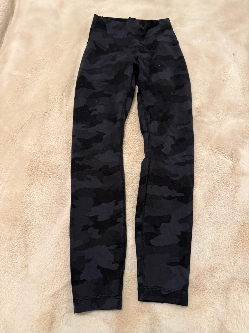 lululemon athletica Kids Black & Charcoal Camo Leggings